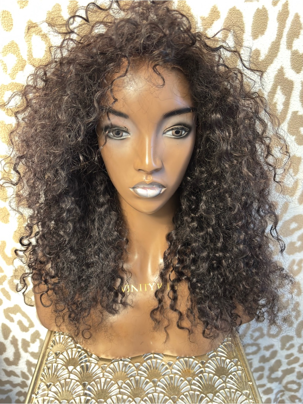 Curly Natural Black Human Hair Wig